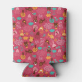 可愛い鳥や猫の柄 缶クーラー (裏面)