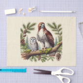 可愛い鳥好きが切り離す 薄葉紙 (クラフト)