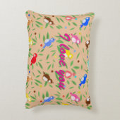 可愛い鳥柄アクセント枕 アクセントクッション (裏面(縦))