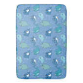 可愛い鳴動パターン バスマット (正面縦)