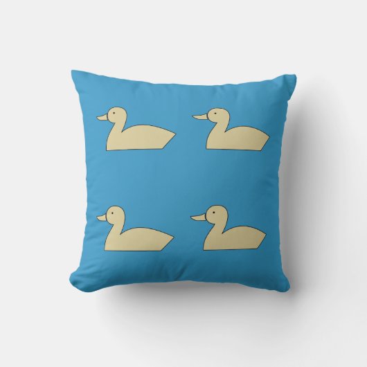 可愛い鴨枕子供部屋 クッション (正面)