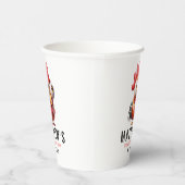 可愛い鶏のキャラチャーズ3rd誕生日パーティー 紙コップ (右)