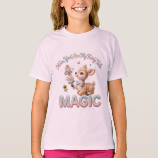 可愛い鹿の母の日Tシャツ - 魔法のママへのギフト Tシャツ