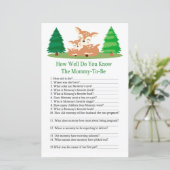 可愛い鹿赤ちゃんシャワーゲームをどれだけ知っているか (スタンド正面)