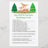 可愛い鹿赤ちゃんシャワーゲームをどれだけ知っているか (正面)