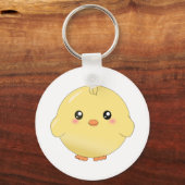 可愛い黄色のひよこ キーホルダー (正面)