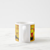 可愛い黄色のゴムダッキー(アヒルちゃん) エスプレッソカップ (裏面)