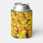 可愛い黄色のゴムダッキー（アヒルちゃん） 缶クーラー (缶裏面)