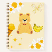 可愛い黄色🍌🌻💛 ノートブック (正面)