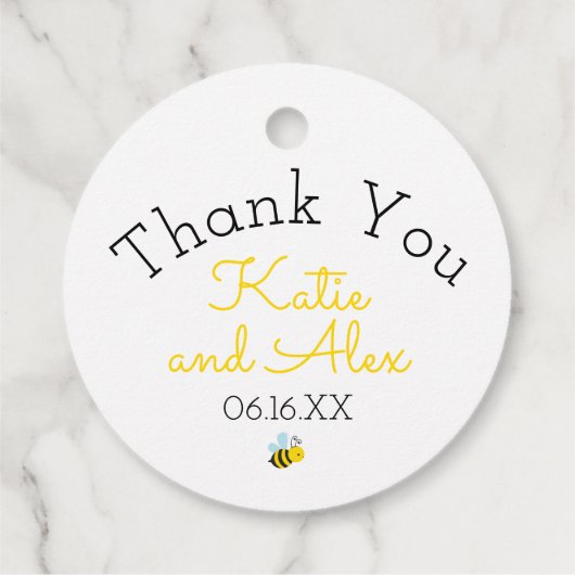 可愛い黄色 フェイバータグ (裏面)