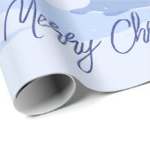 可愛い黒いコルギクリスマストナカイの衣装 ラッピングペーパー (ロールコーナー)