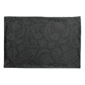 可愛い黒いペイズリー模様のレギンスのシートクッション 枕カバー (裏面-左)