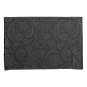 可愛い黒いペイズリー模様のレギンスのシートクッション 枕カバー (正面右)