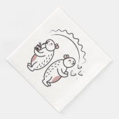 可愛い黒いラインキャピバラ (コーナー)