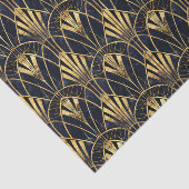 可愛い黒い金ゴールドアートデコパターンタイル 薄葉紙 (詳細)