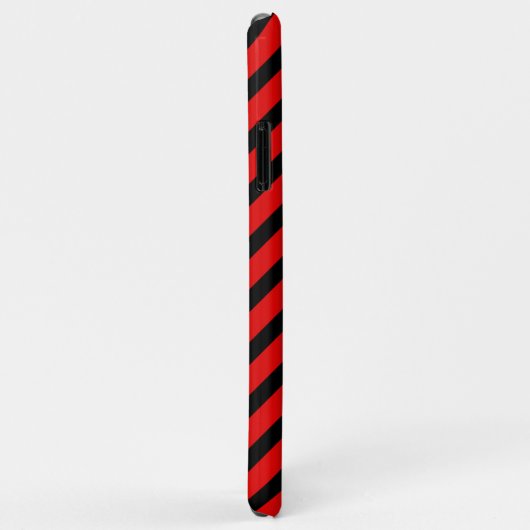 可愛い黒と赤の柄 Case-Mate iPhoneケース (裏面/右)