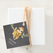 可愛い黒板ナマケモノ赤ちゃんシャワー フェイバータグ (インサイチュ)