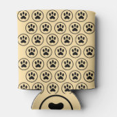 可愛い黒犬の肉柄 – Pet Lover Drink クール 缶クーラー (裏面)