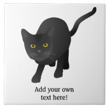 可愛い黒猫に合わせる