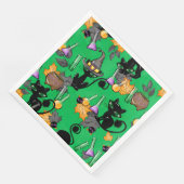 可愛い黒猫のグリーンハロウィン (コーナー)