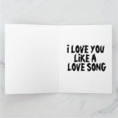 可愛い黒猫カード カード (内部)