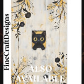 可愛い黒猫キッテン隠し覗きAQ7デコページ 薄葉紙