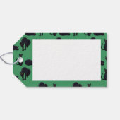 可愛い黒猫ハッピーハローウィン!トリックか治療か？ ギフトタグ (裏面横)