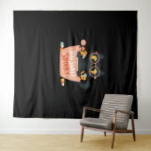 可愛い黒猫ハロウィーンキャンディ甘すぎるスポック – P タペストリー (インサイチュ(横))