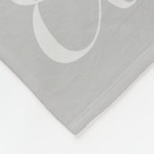 可愛い黒猫ピンク水玉模様お名前 フリースブランケット (角)