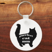 可愛い黒猫ママ キーホルダー (裏面)