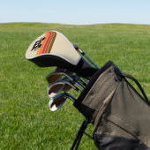 可愛い黒猫レトロなストライプ ゴルフヘッドカバー (インサイチュ)