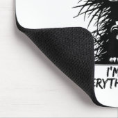 可愛い黒猫素晴らし私は全素晴らし部Fi マウスパッド (コーナー)