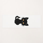 可愛い黒猫2 ヨガマット (正面(横))