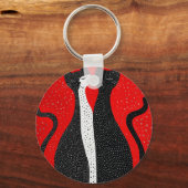 可愛い黒猫 キーホルダー (裏面)