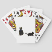 可愛い黒猫 トランプ (裏面)