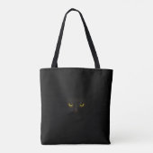可愛い黒猫 トートバッグ (裏面)