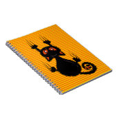 可愛い黒猫 ノートブック (右側)