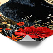 可愛い黒猫 ポスター (角)