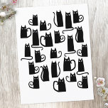 可愛い黒猫 ポストカード<br><div class="desc">かわいい黒猫。オリジナルアートby Nic Squirrell.</div>