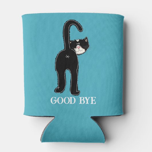 可愛い黒猫 缶クーラー (裏面)