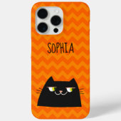 可愛い黒猫 Case-Mate iPhoneケース (裏面)