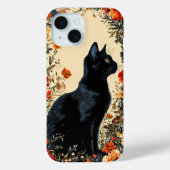 可愛い黒猫 Case-Mate iPhoneケース (裏面)