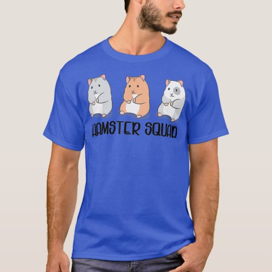 可愛い齧歯動物分隊ハムスター皮肉チーム Tシャツ (正面)