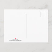 可愛い３つの漫画イラスト豚年誕生日PoC インビテーションポストカード (裏面)