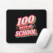 可愛い100日の学校と愛し続けるハート マウスパッド (マウス)