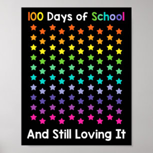 可愛い100日の学校と愛し続ける幸せ ポスター