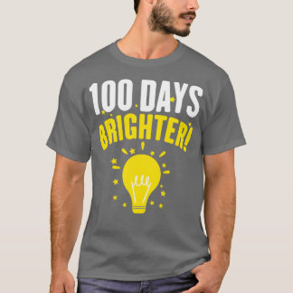 可愛い100日の明るい幸せ100th Day of Scho Tシャツ