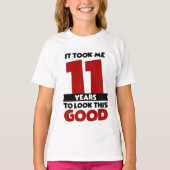 可愛い11ユニセックス誕生日はTシャツが似合う Tシャツ (正面)