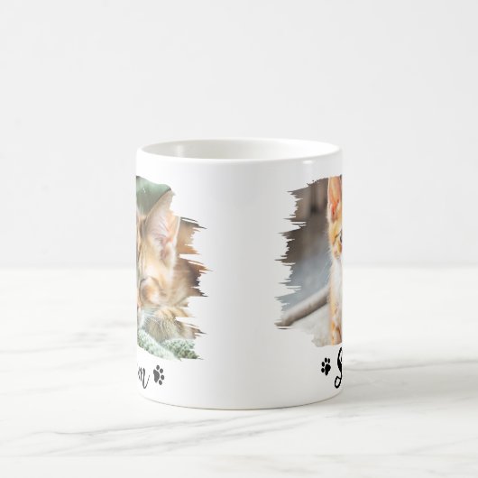 可愛い2匹飼い コーヒーマグカップ (中央)