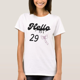可愛い29歳の誕生日Tシャツ ガールズ向け – Sweet 29 Tシャツ